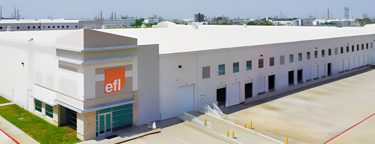 EFL facility with different trucks